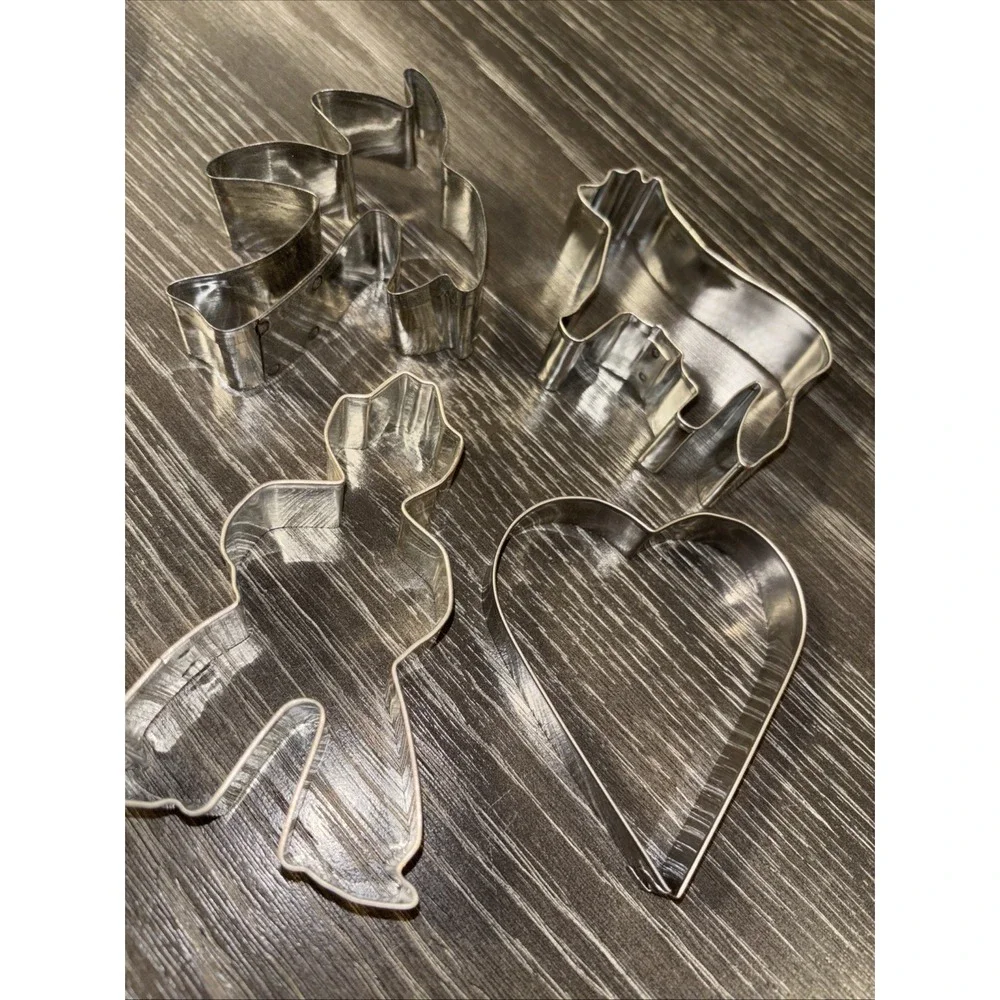 Vintage Cookie Cutters Lot of 20+Copper / Steel Mirror/william-sonoma - Picture 11 of 12